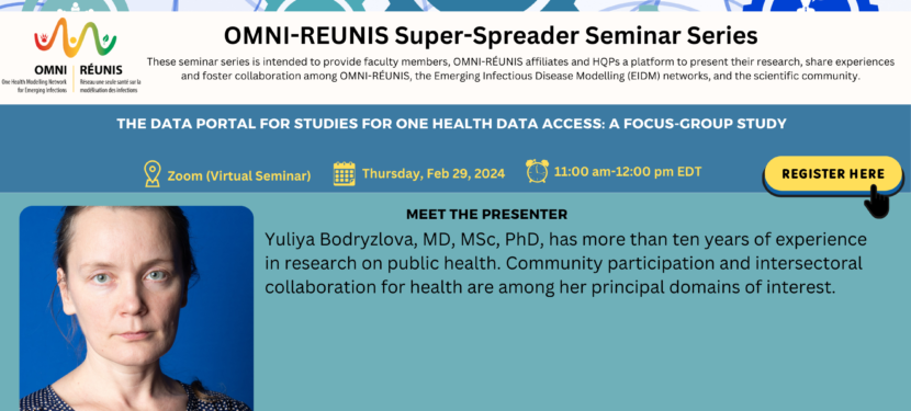 Seminar 19: The Data Portal for Studies for One Health Data Access: A Focus-group Study
